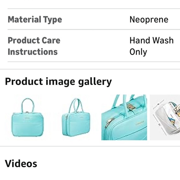 🥶Corkcicle Neoprene Baldwin Box Turquoise Lunchbox - Picture 14 of 14